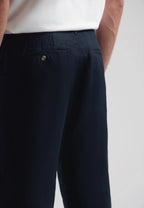 James Linen Beach Pant - Navy