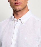 Regular-Fit Button-Down L/S Shirt in Linen