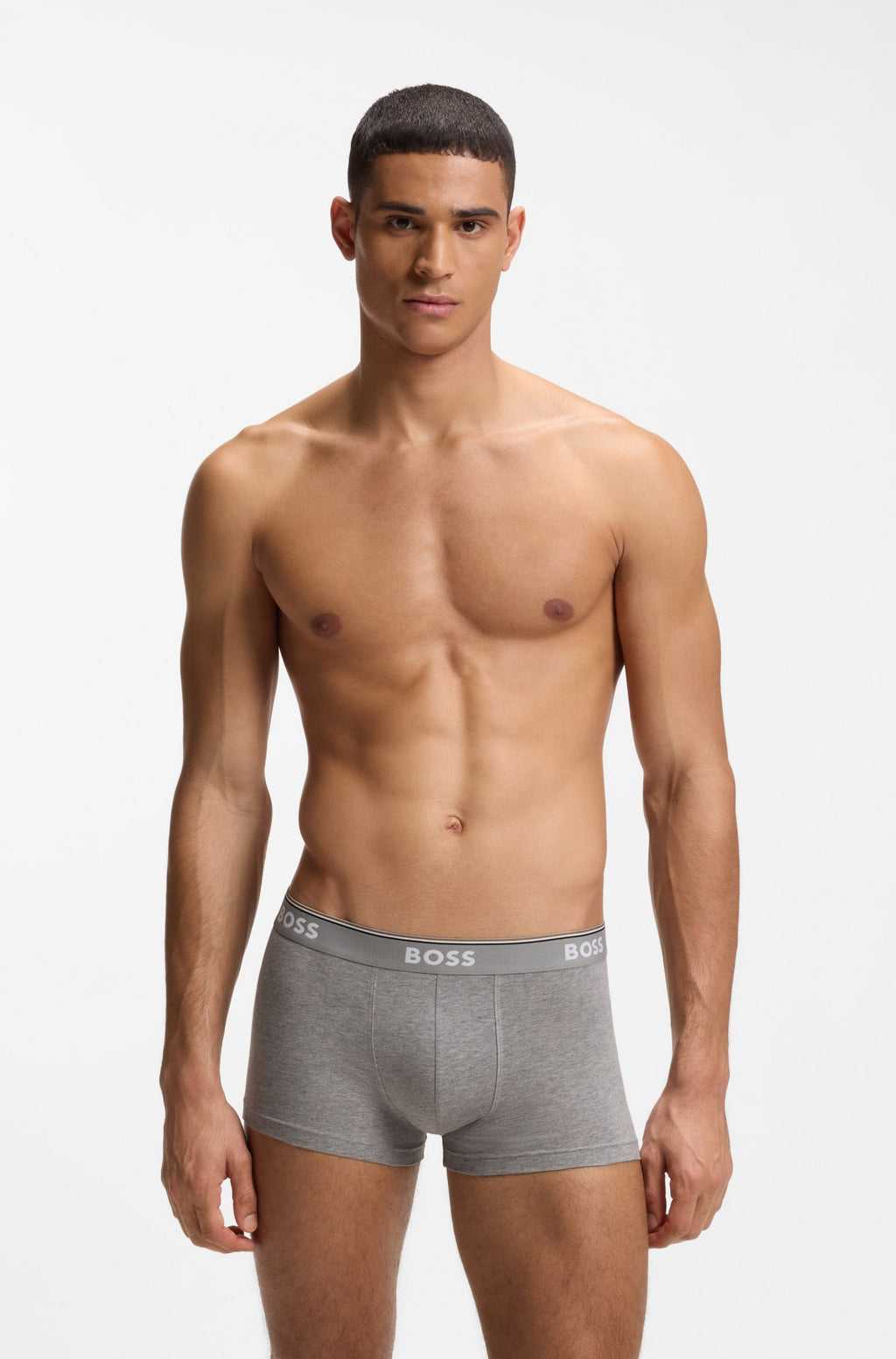 3-Pack Trunks -Black/Grey
