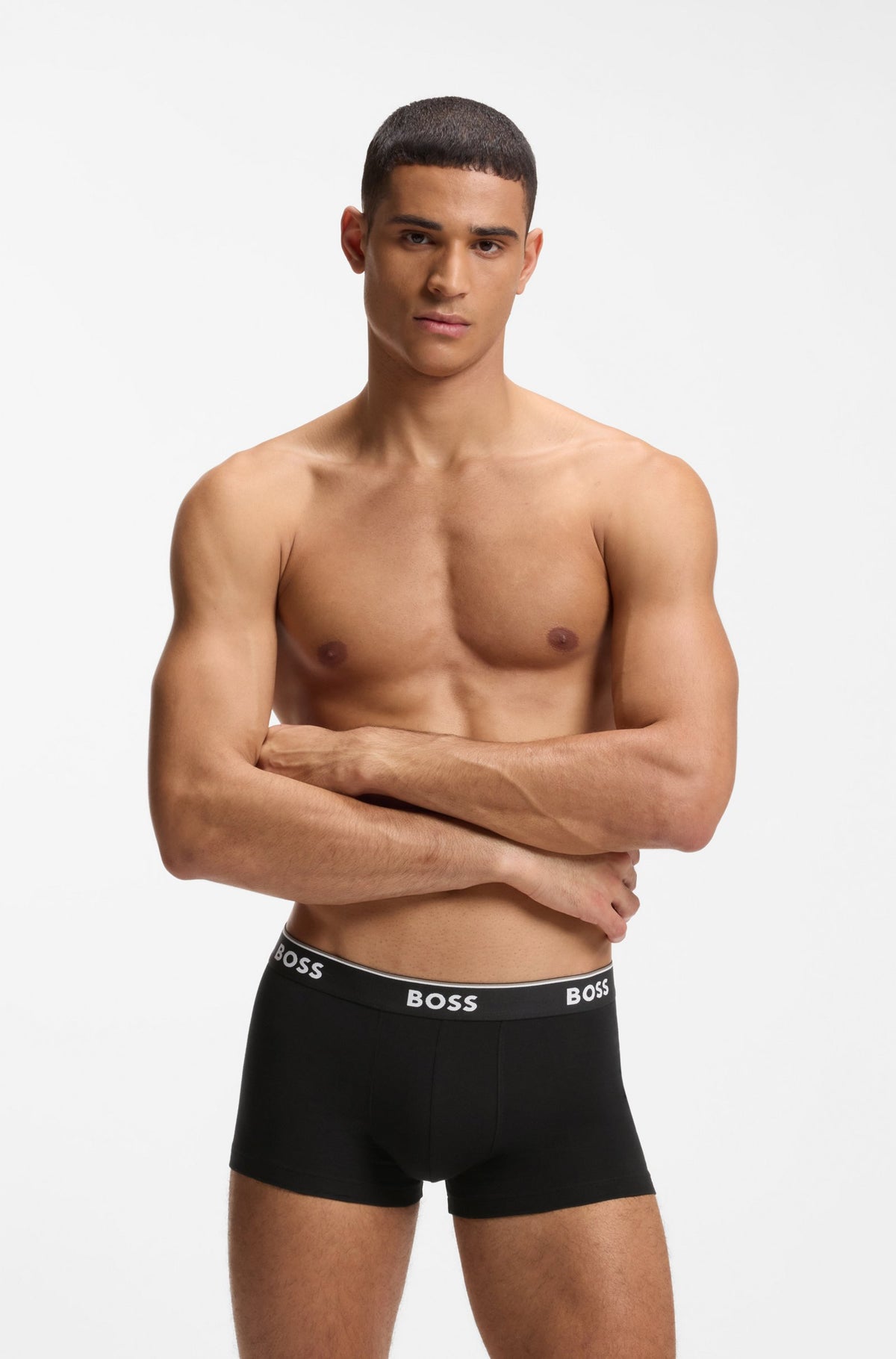 3-Pack Trunks -Black/Grey