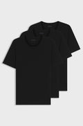 Three-Pack of Logo-Embroidered T-Shirts in Cotton