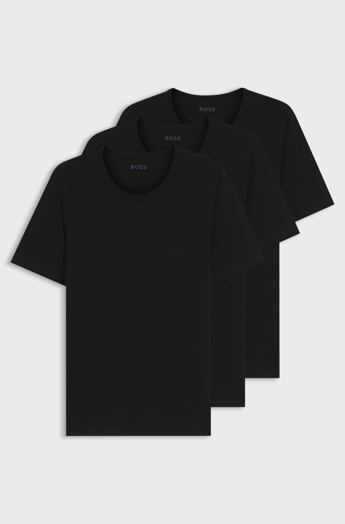 Three-Pack of Logo-Embroidered T-Shirts in Cotton