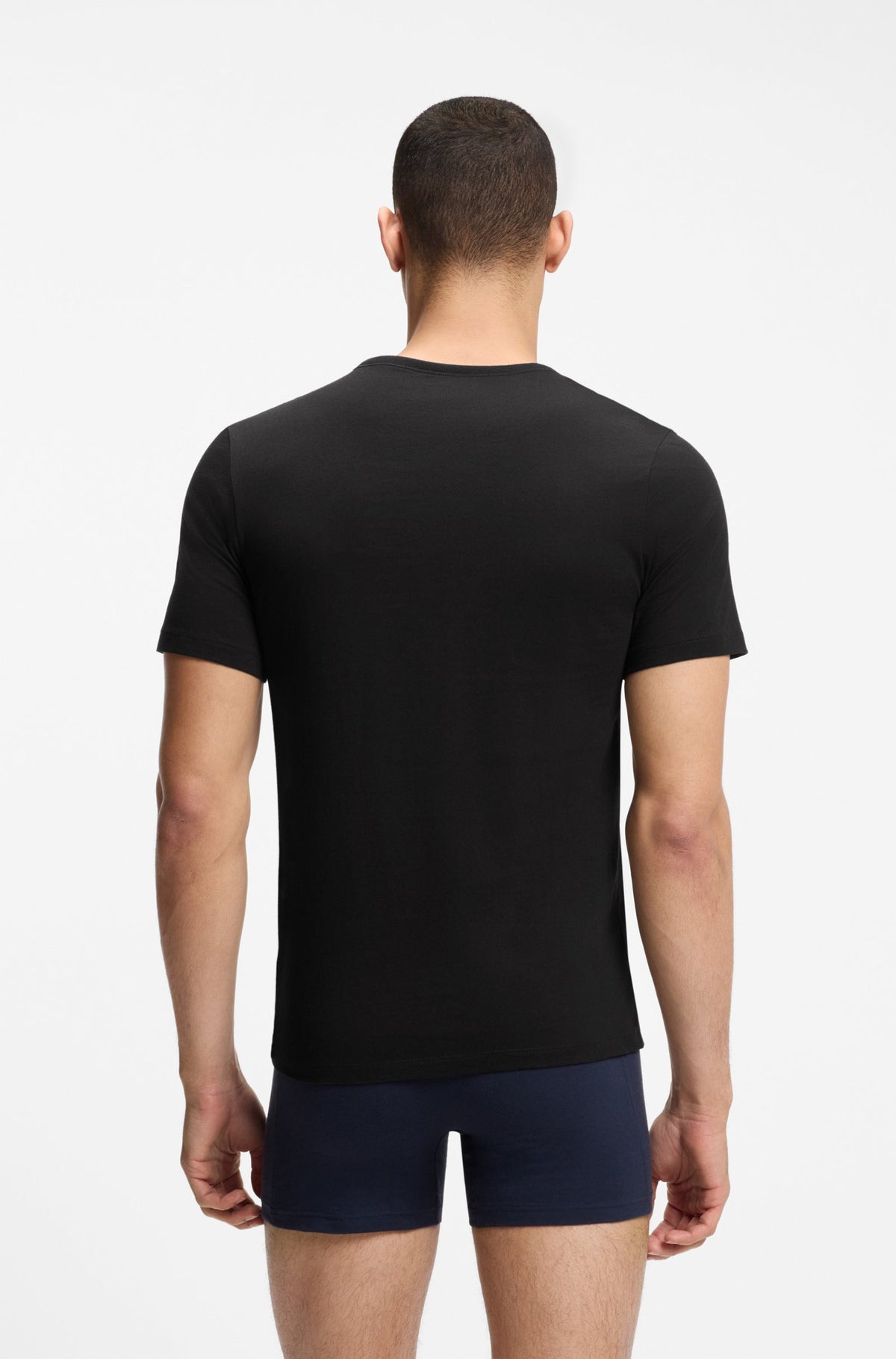 Three-Pack of Logo-Embroidered T-Shirts in Cotton