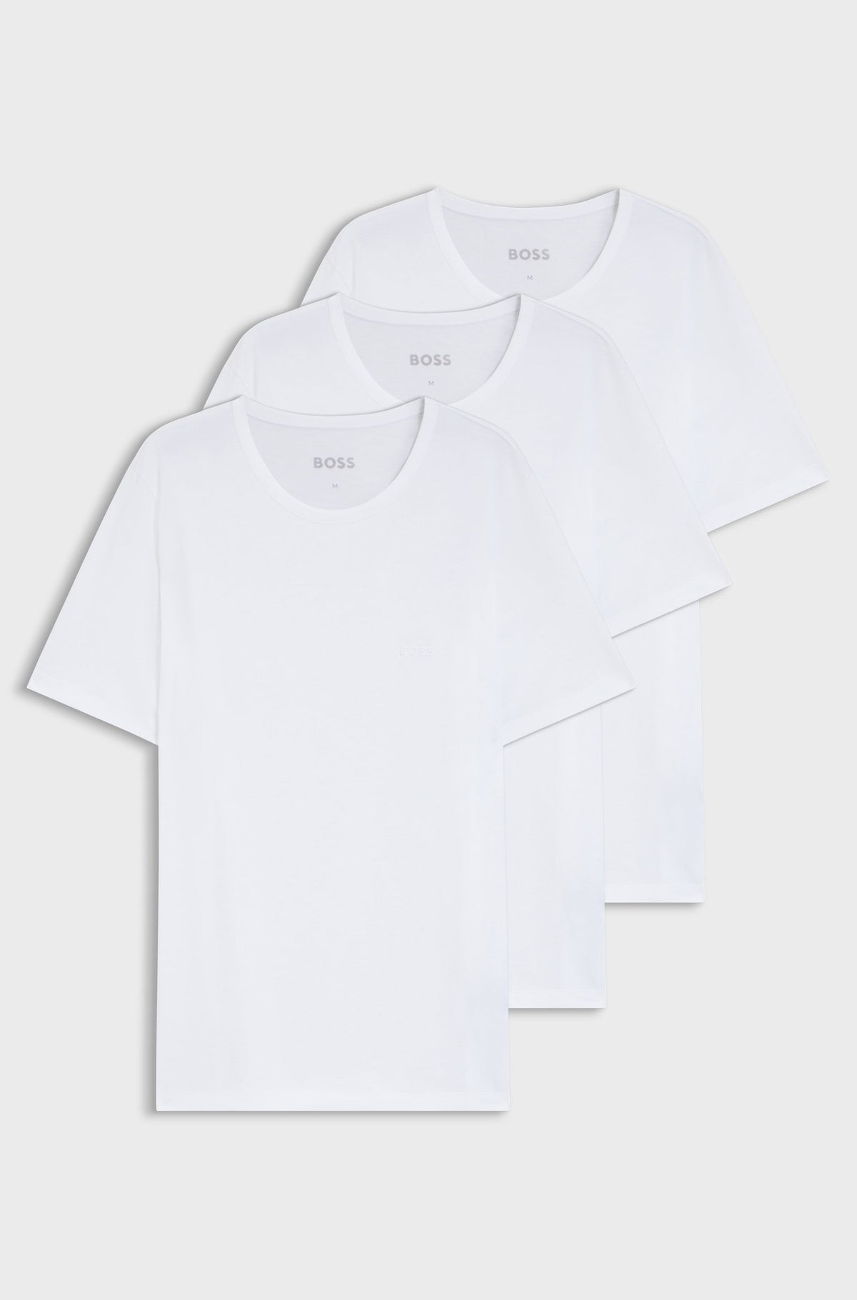 Three-Pack of Logo-Embroidered T-Shirts in Cotton