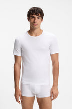 Three-Pack of Logo-Embroidered T-Shirts in Cotton