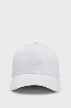 Cotton-Twill Cap with Embroidered Logo- One Size