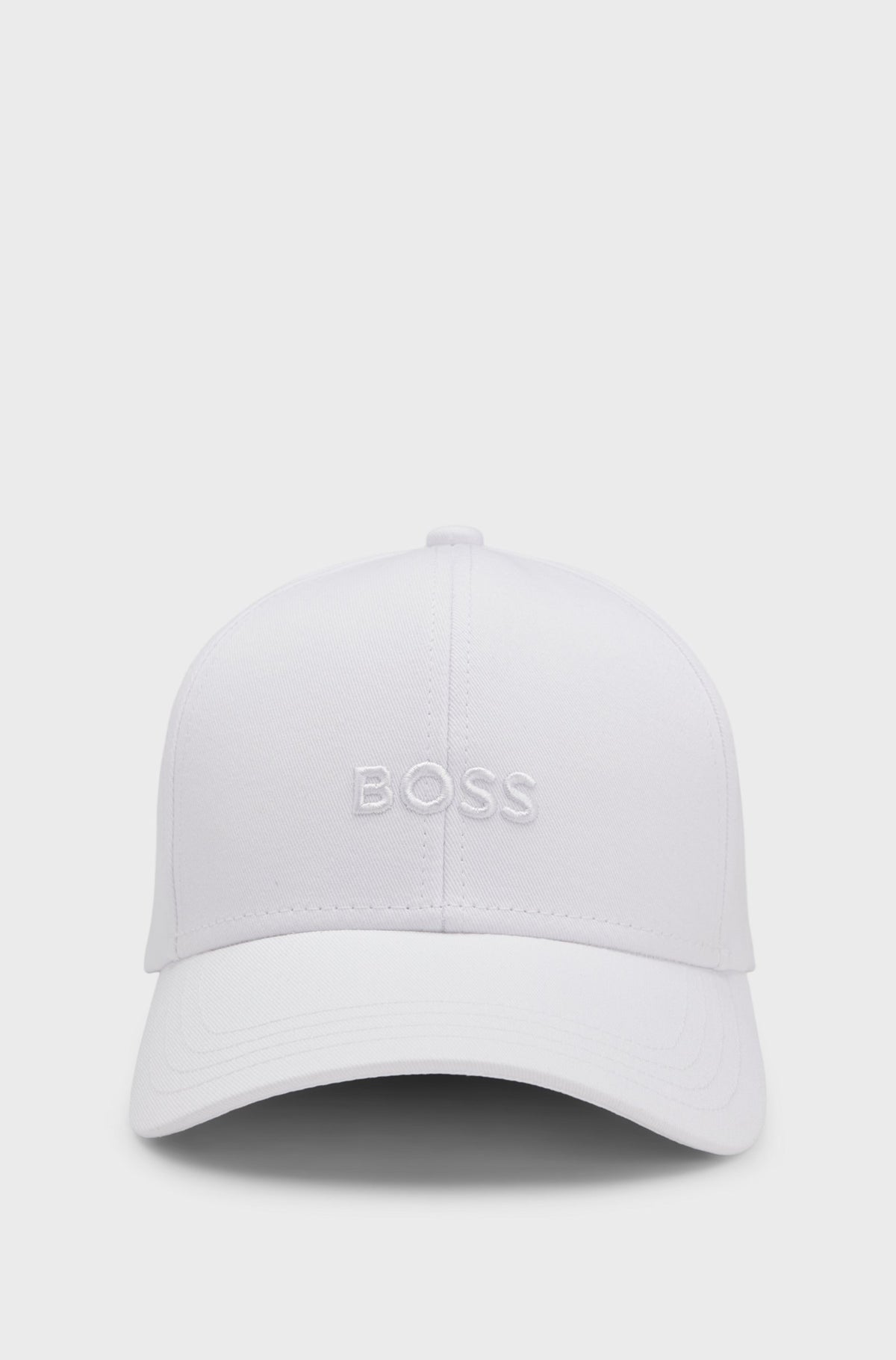 Cotton-Twill Cap with Embroidered Logo- One Size