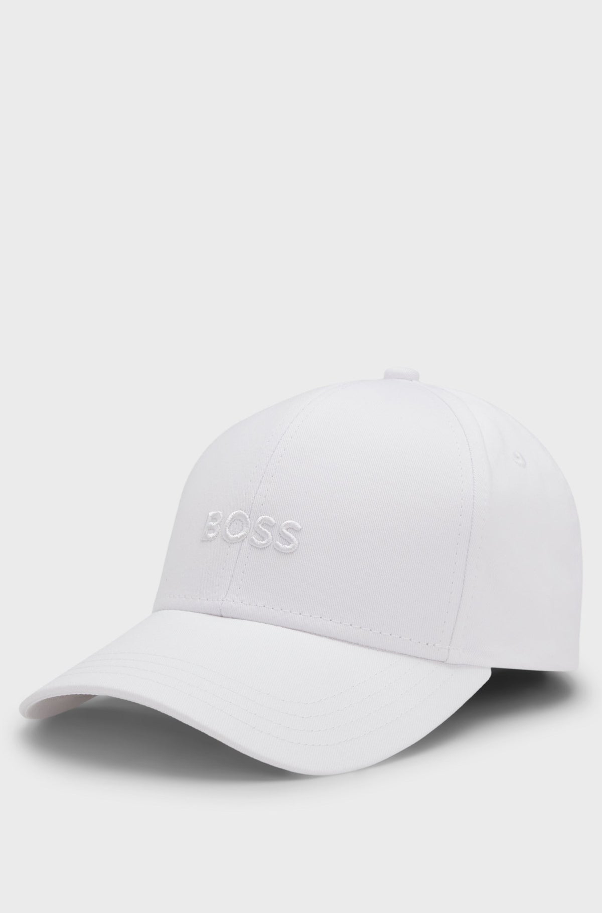 Cotton-Twill Cap with Embroidered Logo- One Size