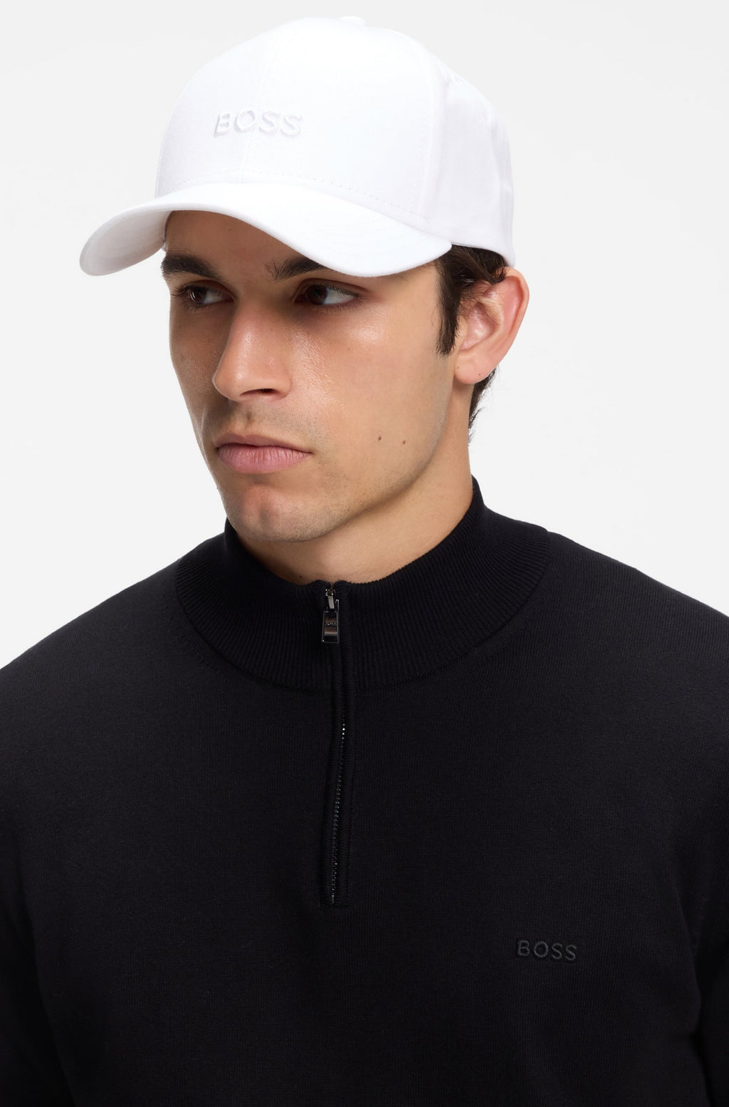 Cotton-Twill Cap with Embroidered Logo- One Size