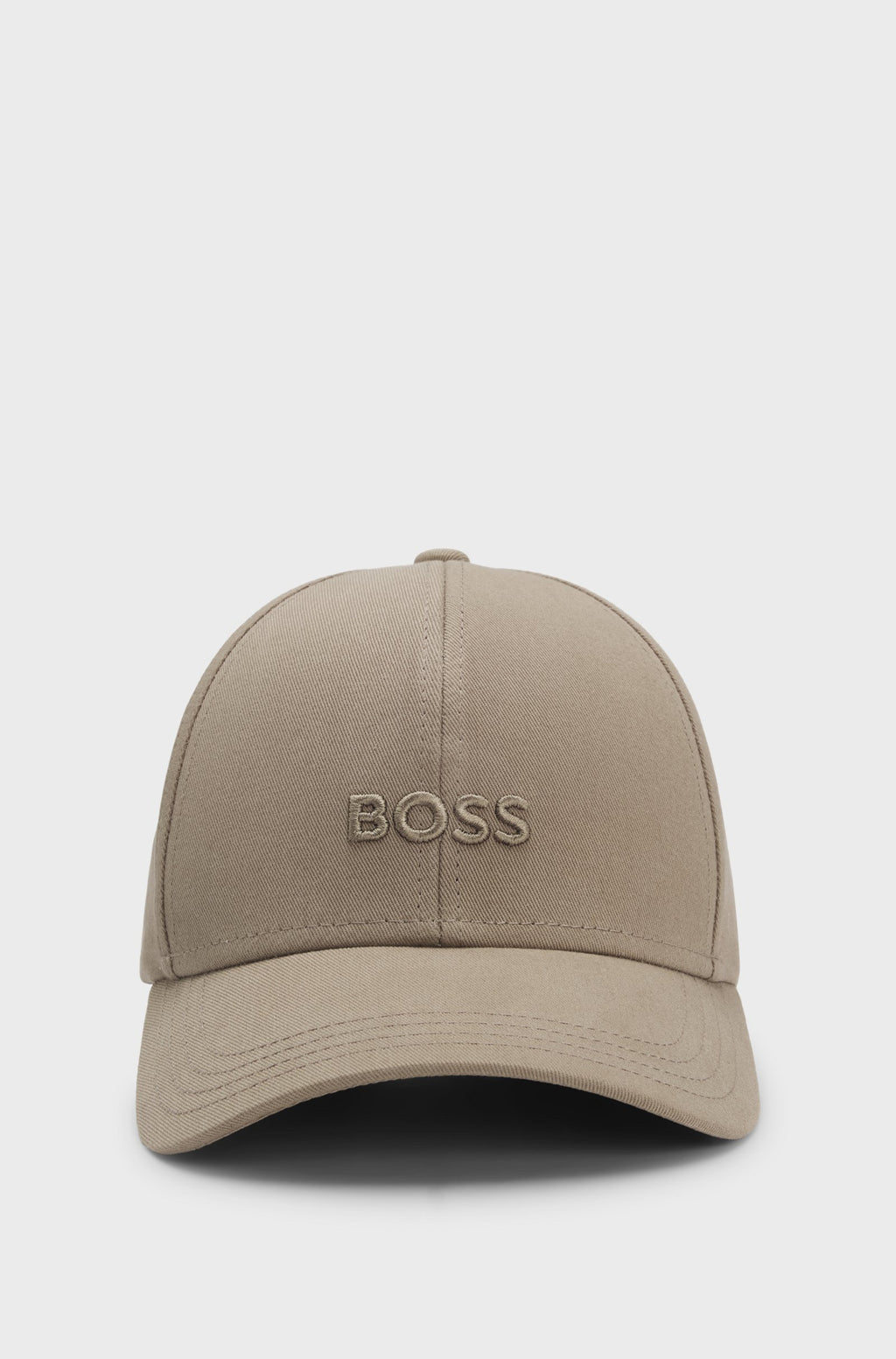 Cotton-Twill Cap with Embroidered Logo- One Size