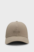 Cotton-Twill Cap with Embroidered Logo- One Size