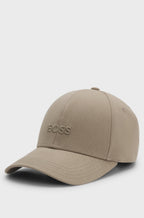 Cotton-Twill Cap with Embroidered Logo- One Size