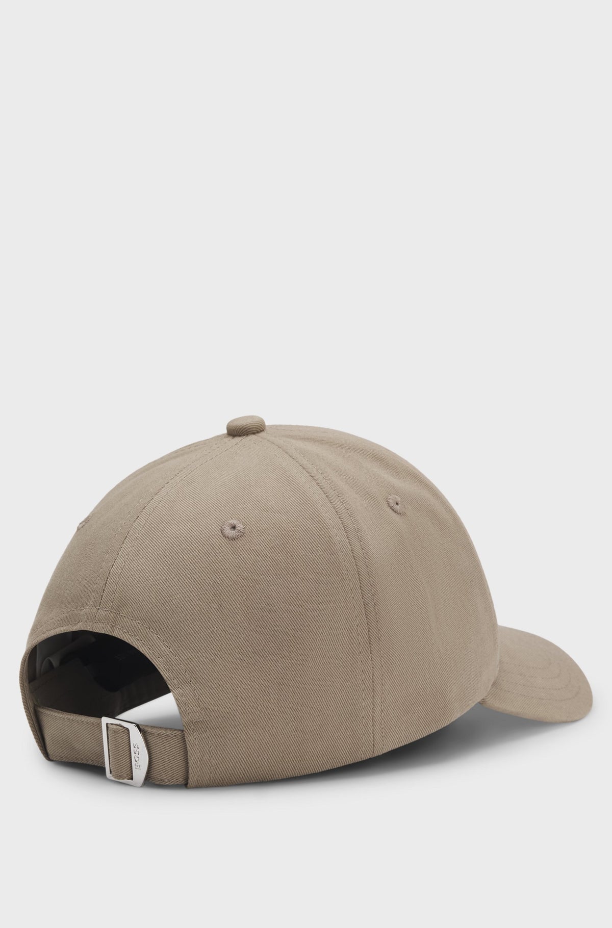 Cotton-Twill Cap with Embroidered Logo- One Size
