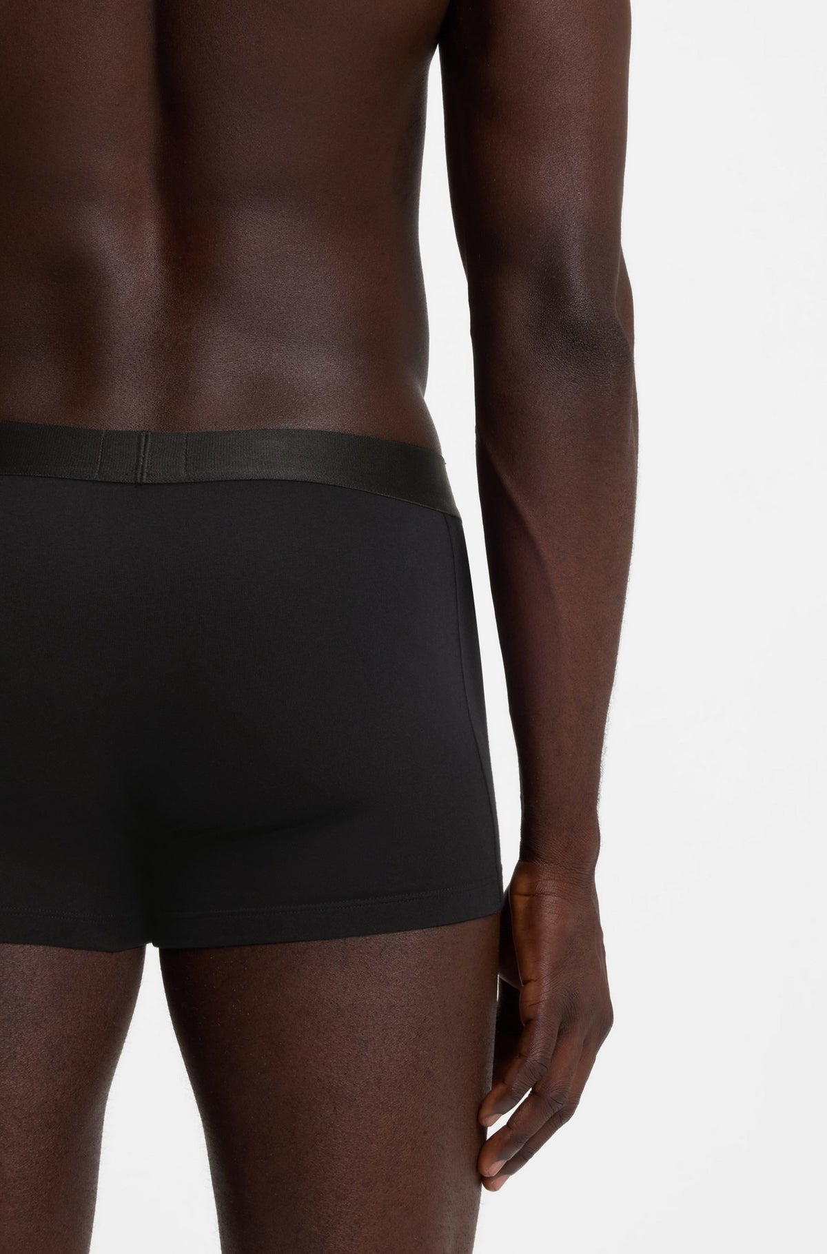 Three-Pack of Stretch-Cotton Trunks with Logo Waistbands