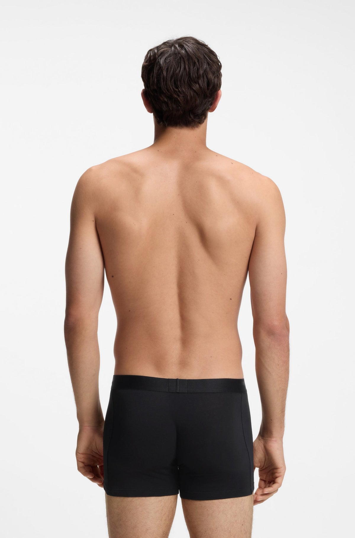BOSS ONE Three-Pack Stretch-Cotton Boxer Briefs
