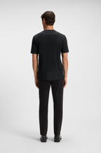 Mercerised-Cotton T-shirt with Logo Artwork