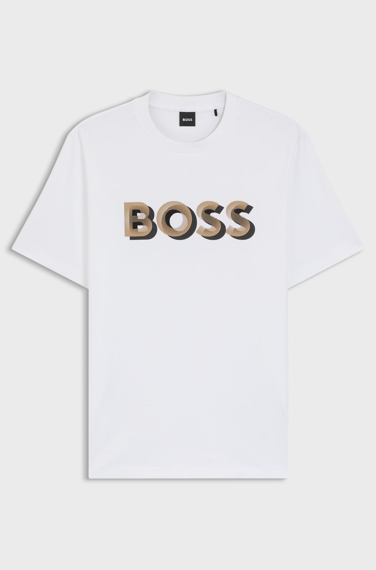 Mercerised-Cotton T-shirt with Logo Artwork