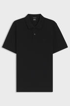 Pallas Cotton Polo Shirt - Black