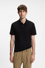 Pallas Cotton Polo Shirt - Black