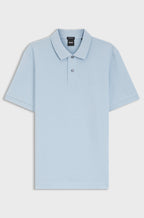 Pallas Cotton Polo Shirt - Light Blue
