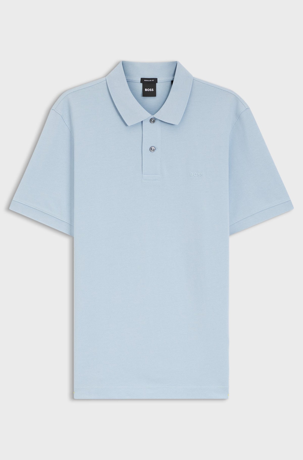 Pallas Cotton Polo Shirt - Light Blue