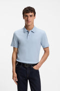 Pallas Cotton Polo Shirt - Light Blue