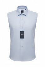 Clean cut-out - Zanzibar Twill Long Sleeve Shirt Sky Blue