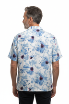 Model back view - Hugo Short Sleeve Shirt Multi