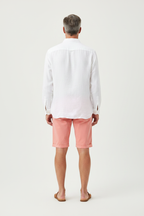 Bermuda Shorts Coral on model - back