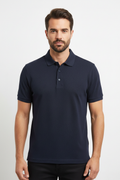 Polo Navy - Detail Crop