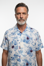 Model front view - Hugo Short Sleeve Shirt Multi