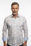 Model front view - FLORIAN HBD Long Sleeve Shirt