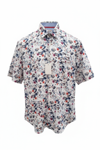 Clean cut-out - FLO HBD Short Sleeve Shirt White