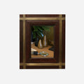 Leather Photo Frame with Metal 5x7