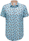 Sunglasses Print Short Sleeve Shirt