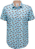 Sunglasses Print Short Sleeve Shirt