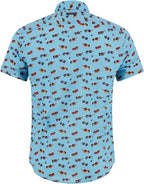 Sunglasses Print Short Sleeve Shirt