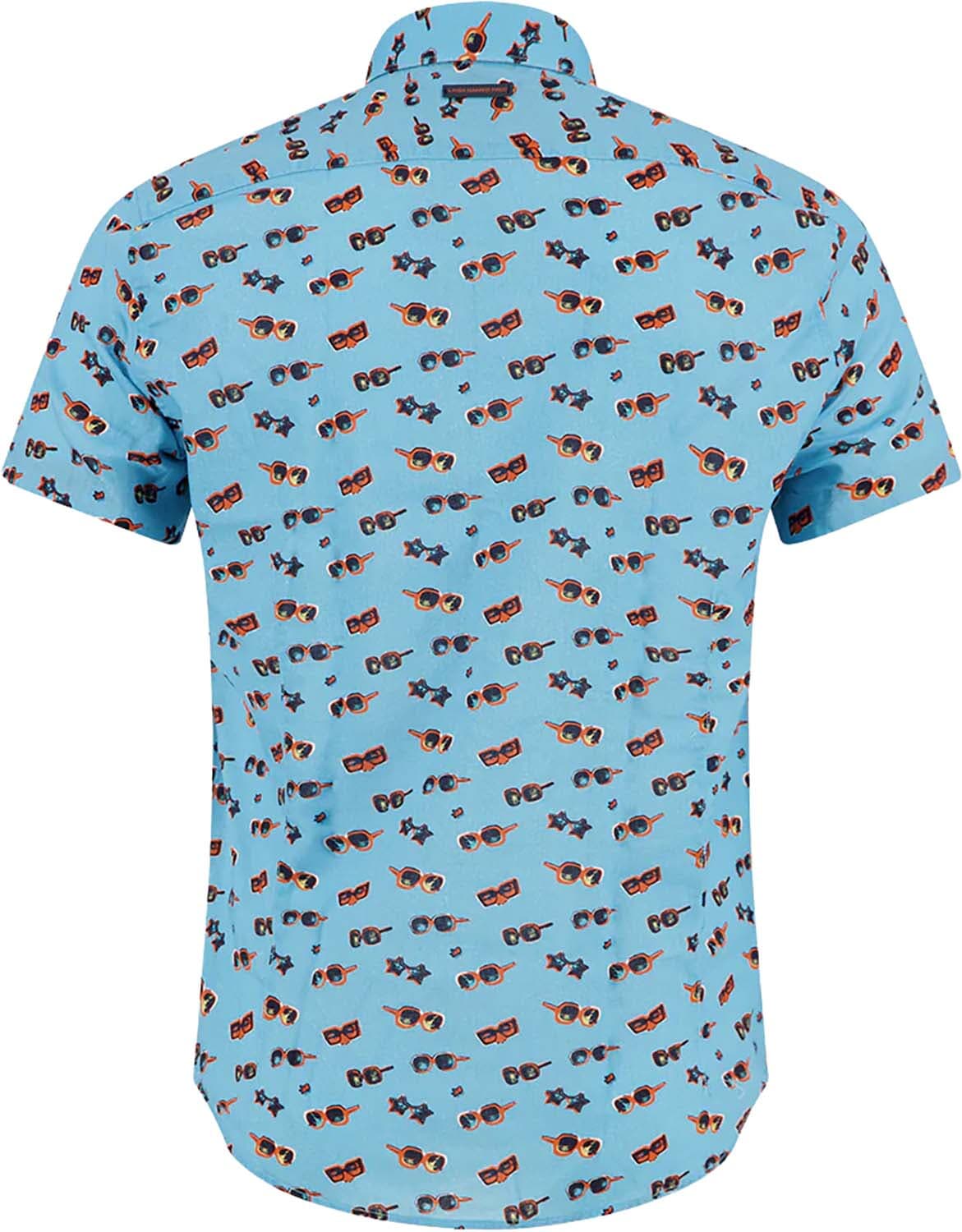 Sunglasses Print Short Sleeve Shirt