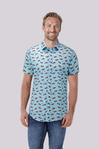 Sunglasses Print Short Sleeve Shirt