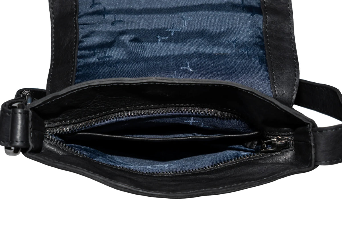 Tirau Small Satchel - Black