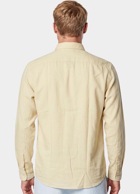 Regular-Fit Button-Down L/S Shirt in Linen